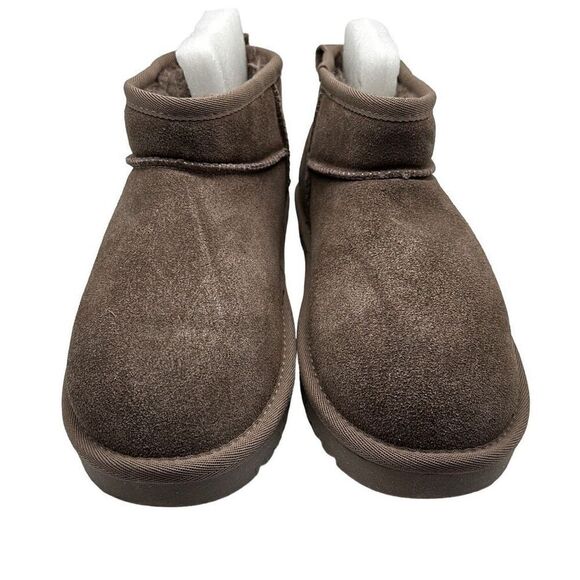 CUSHIONAIRE Women's pull on boot 8 WIDE TAUPE - Picture 2 of 7